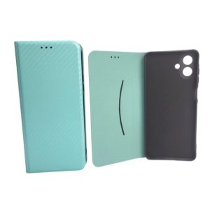 Flip Cover for Samsung A07 4G Fiber Light green (4you)