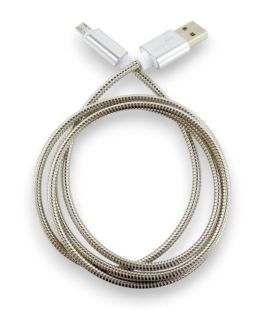 Usb-cable Micro USB 4you Bagmati (2000mah, метал, стальной)