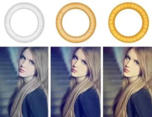 Кільцева лампа RING FILL LIGHT ХК-814В 36 см 14 (з тримачем, без підставки)