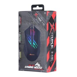 Мышь проводная  XTRIKE ME GM-203 (RGB) Black