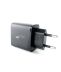CЗУ 4you A43 (18W, Fast Charger QC 3.0, 5V/3A, 9V/12V-1.5A, 1USB) black+Type C 3А Dvina