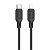 Cable Type-C/iPhone 5 HOCO X90 1m (круглий) Black