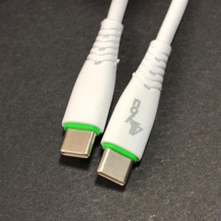 Cable Type-C/Type-C 4you Elbe (3A, silicon) White