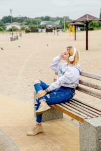 Bluetooth-гарнитура 4you CAPELLA White (Мониторы, Bluetooth v5.1, Type C) (от 5шт - 5%)