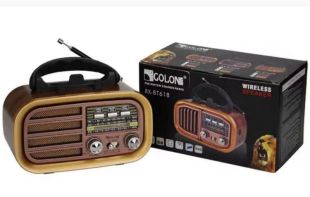 Радиоприемник Golon RX-BT638 (USB+SD) Rose Gold