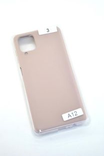 Чехол Samsung A12/A125 Silicon Original FULL №3 Pink sand (4you)