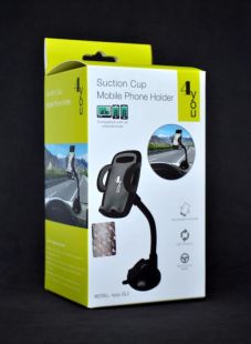 Holder 4you GL2 Black (гибкая метал ножка,присоска,классический крепеж РРЦ 212грн) 