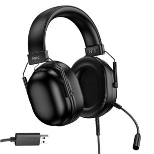 Гарнитура HOCO W113 (микрофон) (Мониторы) Black