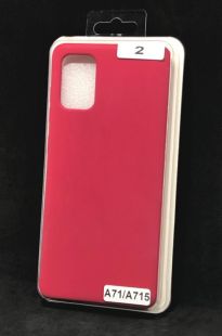 Чехол Samsung A71/A715 Silicon Original FULL №2 Rose red (4you)