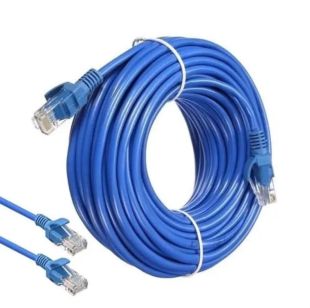Кабель сетевой RJ45 40м, синий (витая пара)