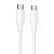 Cable Type-C/Type-C HOCO X124 60W 1m (круглый) White