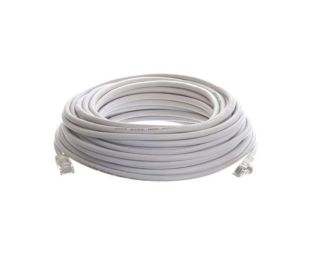 Кабель сетевой RJ45 50м, белый (витая пара)