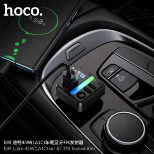FM модулятор HOCO E89 Black