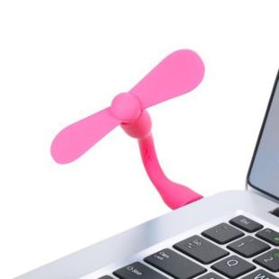 Вентилятор мобильный USB Pink (М)