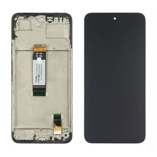 LCD Xiaomi Redmi 13 чорним тачскрином + корпусна рамка (М) 