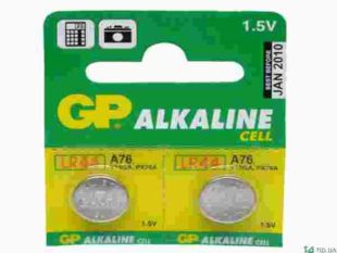 Батарейка GP A76F-2C10 часовая, V136A,LR44,AG13 (10шт в блистере) 
