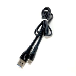 Usb-cable Type-C 4you Florida (2A, silicon, черный)