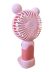 Вентилятор ручной MINI FAN SD-88 (подставка для телефона, 3 режима) Pink
