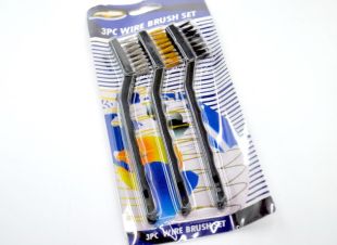 Щетка набор 3шт. для чистки печатных плат и др. поверхн (стальн,латунн,антистат) (W) 