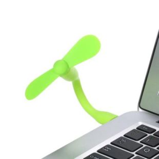 Вентилятор мобильный USB Green (М) 