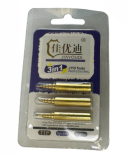 Жало паяльника Набор JUD Gold серия 900 3в1 (900M-прямое,изогнутое, лезвие ) (W) 