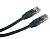 Кабель мережевий RJ45 1м Cablexpert PP12-1M / BK, чорний (кручена пара)