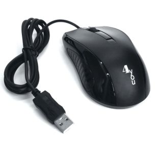 Мышь проводная 4you M1 black (3кн, 1000DPI, 12мес гарантия) (от 5шт - 5%)