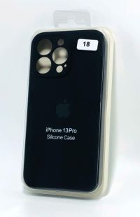 Чехол iPhone 13Pro Silicon Case original FULL Camera №18 black (4you)