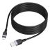 Usb-cable iPhone 5 HOCO X109 3m (круглый) Black