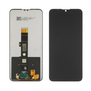 LCD Motorola E20 (XT2155) с чёрным тачскрином Service Pack (М)		