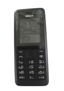 Корпус Nokia 106 AAA черный полный с кн.
