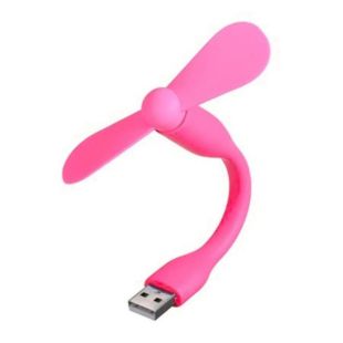 Вентилятор мобильный USB Pink (М)