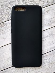 Чехол Samsung A8+/A730 (2018) Silicon Rock Matte black "Акционная цена"