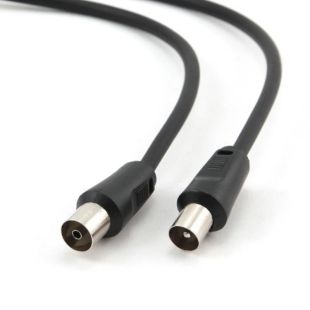 Кабель Gembird CCV-515 (антенный, 1,8 м) Cablexpert черный