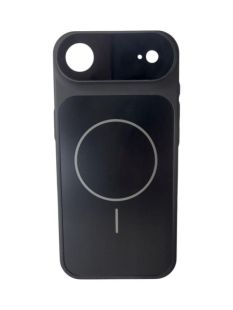 Чехол iPhone 17Air Silicon IPHONE 17 STYLE with MagSafe Black
