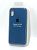 Чохол iPhone X/XS Silicon Case original FULL №36 saphire (4you) 
