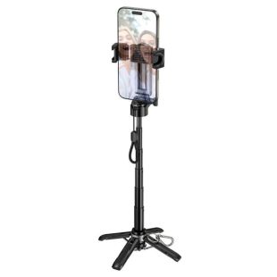 Держатель выдвижной для Selfi Monopod HOCO K27 Black