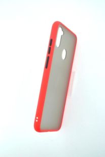 Чохол Samsung A01 Core / M01 Core Silicon Gingle Matte red / black