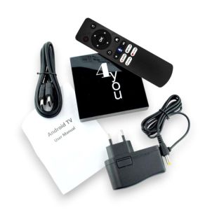 Smart TV 4you GALAXY 4/32Gb (+Voice! Dual band WiFi, Bt 5.1, Allwinner H618,64 bit, Android 12) 