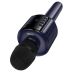 Микрофон-караоке беспроводной HOCO L24 "Shine" (Bluetooth 5.0, USB слот, 1-динамик) Blue