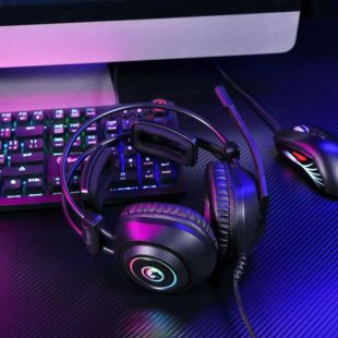 Гарнитура MARVO HG9056 (микрофон, мониторы,LED) Black