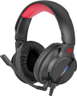 Гарнітура MARVO HG9065 (мікрофон, монітори, LED) Black/red