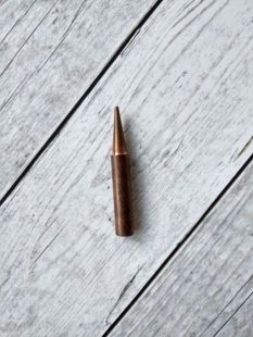 Жало паяльника медное 900M-T-1C усечённый цилиндр 1мм (M)