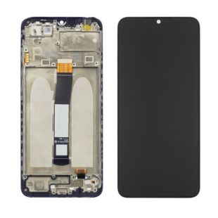 LCD Xiaomi POCO C40 с чёрным тачскрином + корпусная рамка (M)