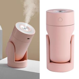 Зволожувач повітря L09(158) Pink (нічник, 2 режими, 180°, підсвічування, 220мол, USB-TYPE-C)