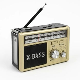 Радіоприймач Golon RX-381 ( USB + SD ) Gold