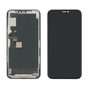 LCD iPhone 11 Pro с черным тачскрином + дисплейная рамка Original (переклееное стекло) (M) 