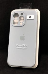 Чехол iPhone 13Pro Silicon Case original FULL Camera №26 ash (4you)