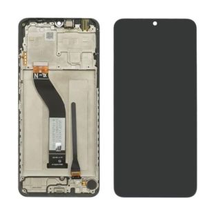 LCD Xiaomi Redmi 14C чорним тачскрином + корпусна рамка Service Pack (М)  