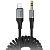 Перехідник HOCO UPA33A Lightning - Jack 3.5 plug 1.5m Black